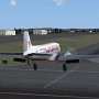DC-3 coming in for a landing at St. John's Intl airport, Newfoundland